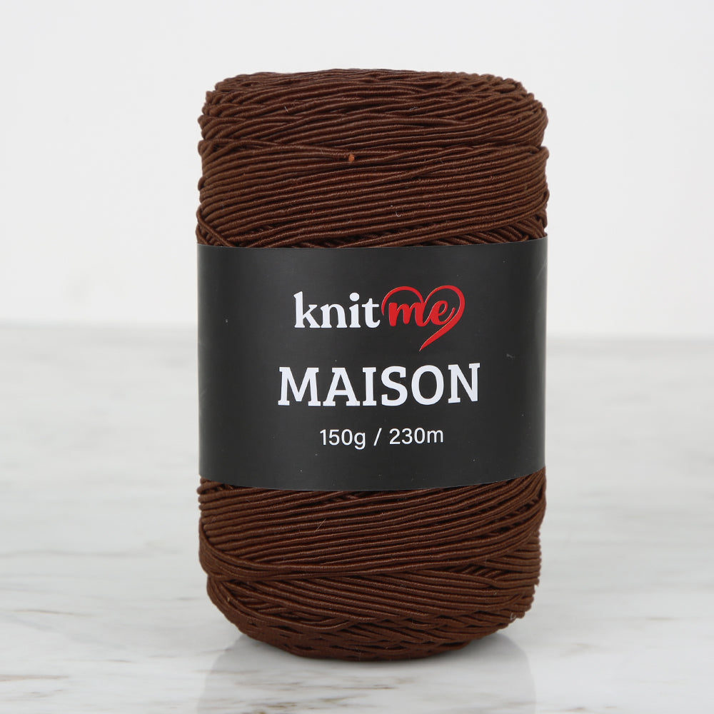 Knitme MAISON Kahverengi Örgü İpi - KNM24